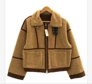 KBF 리버서블 페이크 무스탕 봄버 자켓