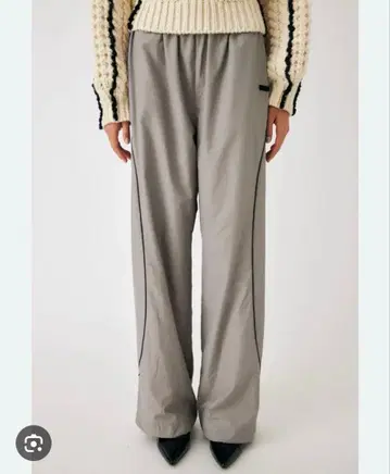 moussy CURVED LINE 팬츠 그레이