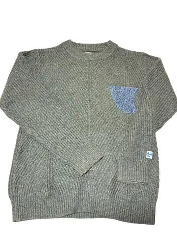 [ 중고품 ] TES 그레이 니트 스웨터 M