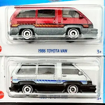 핫휠 미니카 미국판 86 도요타 밴 2대 세트