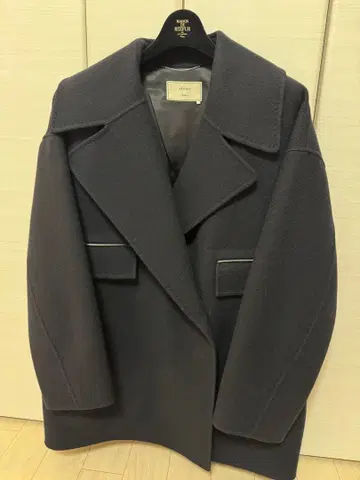 론 헤르만 별주 ebure 피 코트 네이비