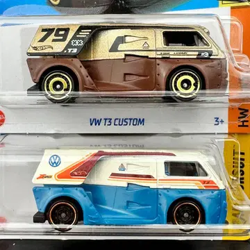 핫휠 미니카 폭스바겐 T3 커스텀 2대 세트