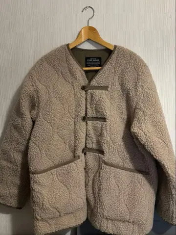 [ CUBESUGAR ] [ 큐브 슈가 ] 여성용 보아 퀼트 자켓