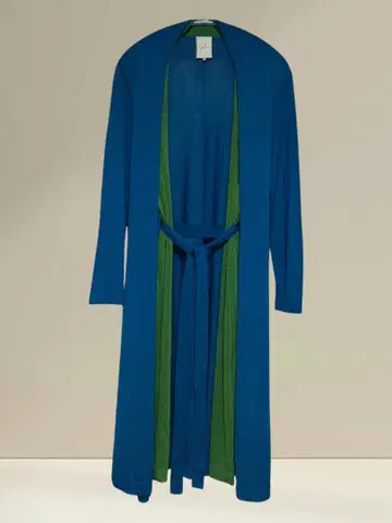 Sybilla 레이어드 롱 가디건 울