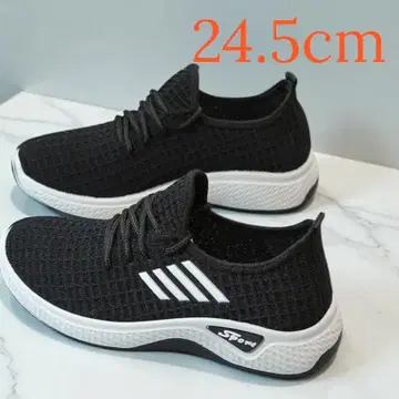 24.5cm [초경량] 메쉬 소재 스포티 스니커즈 워킹