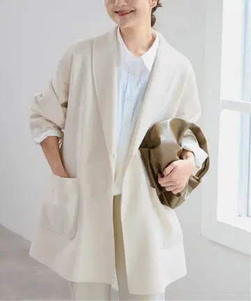 SLOBE IENA SUPER140 더블 페이스 벨티드 코트