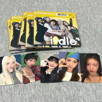 i-dle 포스터 ver 다섯 장 세트 그룹 세트
