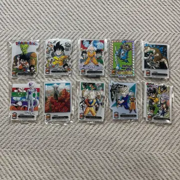 드래곤볼 제일복권 F상 아크릴 스탠드 10종 세트