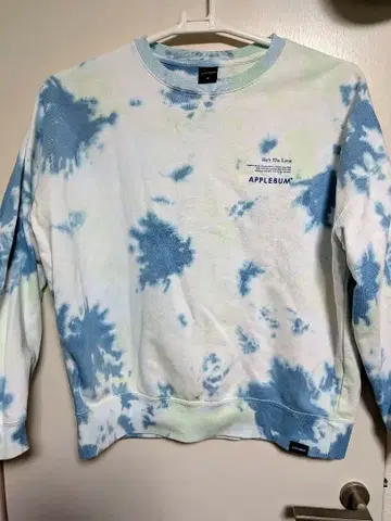 APPLEBUM 타이 다이 크루넥 맨투맨