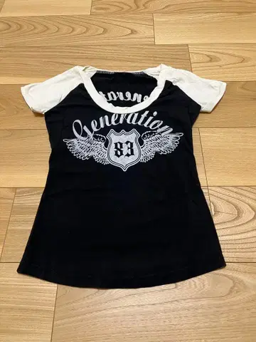 d.i.a. 자수 T셔츠 다이아 헤이세이 갸루 y2k 레어 정품