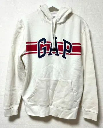 GAP 화이트 M 사이즈 후드티 속기모 미사용 새상품