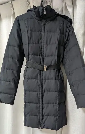 MAYSON GREY 블랙 롱 다운 자켓