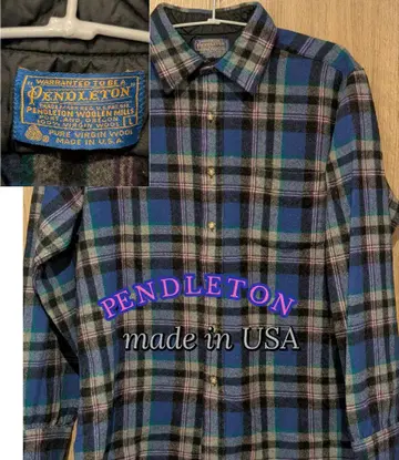 PENDLETON 긴팔 플란넬 셔츠 USA제