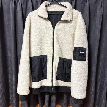 아이보리 플리스 자켓 CLASS