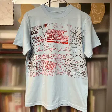 The Virgin Suicides 티셔츠 라이트 블루 빈티지