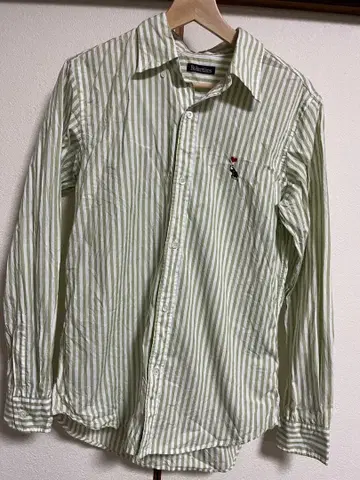 보헤미안 긴팔 보헤미안 스트라이프 셔츠