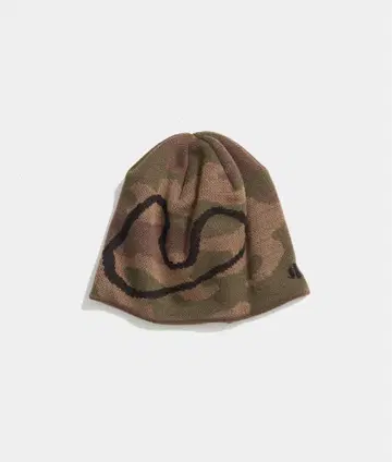 Jieda 별주 J 로고 니트 캡 카모