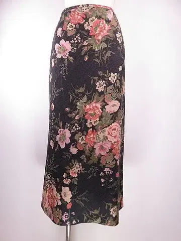 로라 애슐리 LAURA ASHLEY 롱 스커트 꽃무늬 7/S