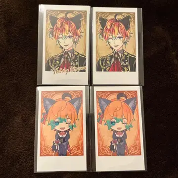 악마 고양이 난자 인스턴트 사진풍 카드 테디 레어