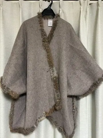 PARADIS TERRE 울 토끼 판초