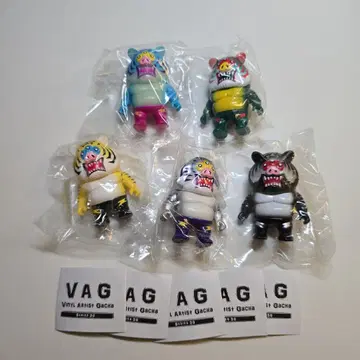 VAG 시리즈 30 아트 정키 부 타이거 컴플리트 소프트 비닐 가챠