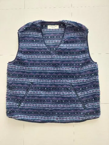 beams boy / 보이 자카드 보아 풀오버 베스트