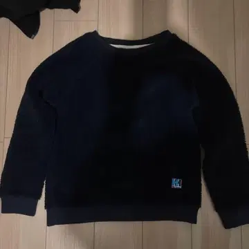 네이비 플리스 크루넥 트레이닝복