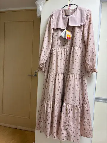 시마미사 세일러 카라 롱 원피스 3L