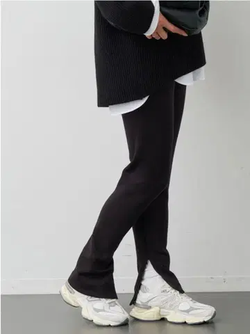 택 포함 새상품 DEUXIEME CLASSE warm zip 레깅스 팬츠