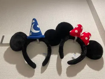 미키마우스 귀 포함 머리띠 2개 세트