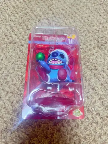 디즈니 Happy 복권 크리스마스 오너먼트 스티치 피규어