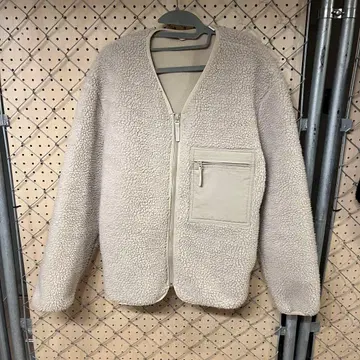 UNIQLOU 보아 플리스 가디건 / 아이보리 M 사이즈 유니클로유