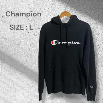 챔피온 챔피온 후드티 L 사이즈 블랙