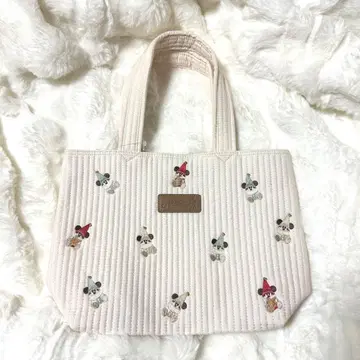 릴린린 2025 토트백 자수 디즈니 크리스마스