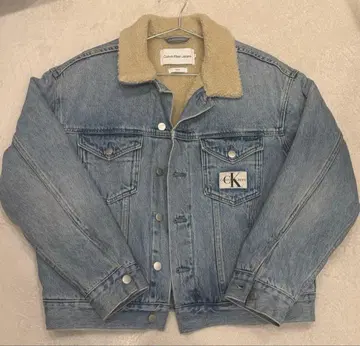 캘빈클라인 데님 자켓 보아 로고