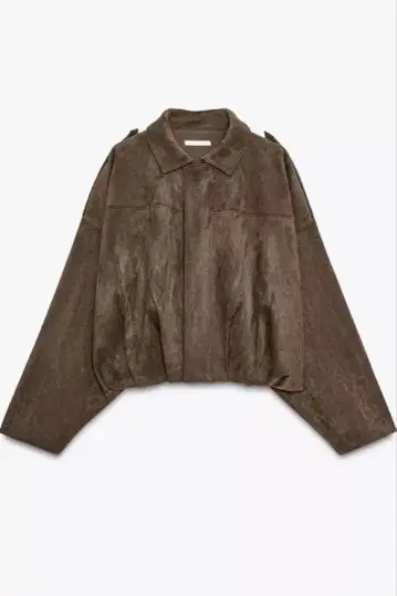 [ 새상품급 ] ZARA 스웨이드 느낌 봄버 자켓