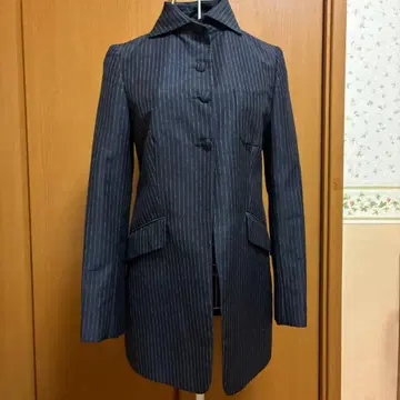 [ 새상품급 ] ROMEO GIGLI 로메오 지리 자켓 스트라이프 블랙