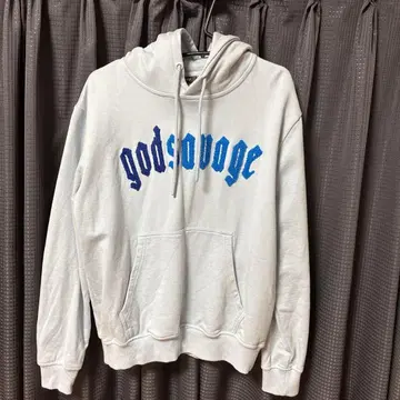 godsavage 후드 부착 후드티 M