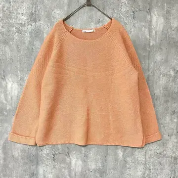 ikka 플레어 슬리브 니트 스웨터 깔끔 고급 캐주얼 심플