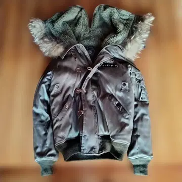 y2k 헤이세이 갸루 N2B 밀리터리 플라이트 자켓 귀 퍼 L 사이즈