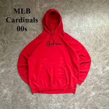 00s MLB (2XL 상당) 후드티*카디널스*메이저*속기모*