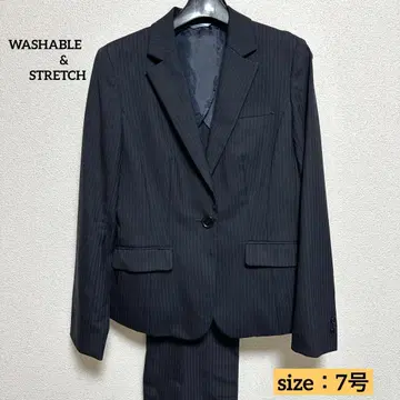 아오야마 양복 네이비 스트라이프 비즈니스 정장 7호