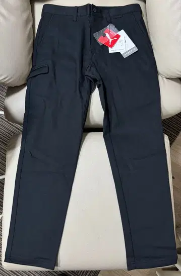 시착만 한 PUMA 블랙 카고 팬츠 택 포함