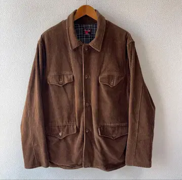 Backers 코듀로이 헌팅 자켓 L 바커스 브라운