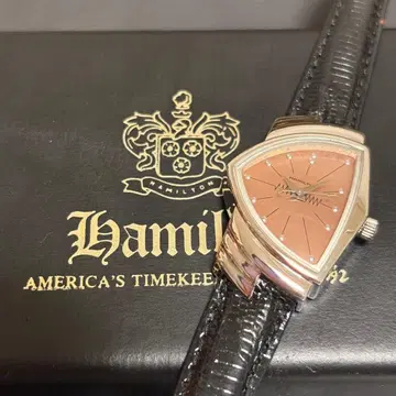 컨디션 최상 Hamilton 손목시계 쿼츠 해밀턴 벤츄라