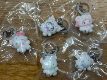 산리오 메지루시 액세서리 폭신폭신 스노우 5종 세트