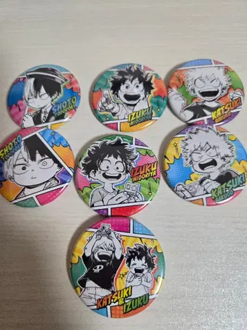 나의 히어로 아카데미아 컬렉션 캔뱃지 유년기 전종 세트