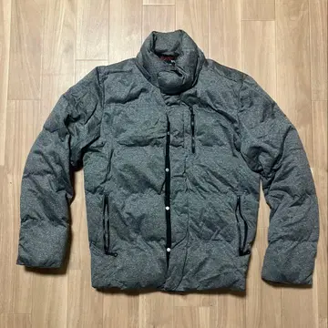 [ AZUL ] 그레이 후드 부착 다운 자켓