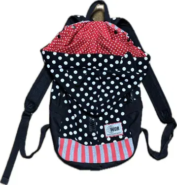 y2k archive 00S 후드 백팩 도트 아오바 착용