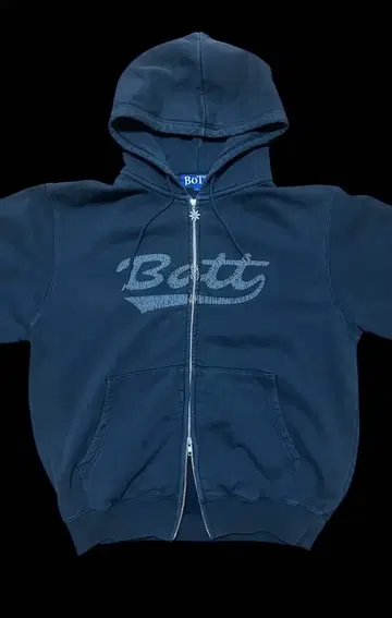 [ 선착순 ] BoTT 보트 지퍼 후드티 블랙 L 더블 지퍼